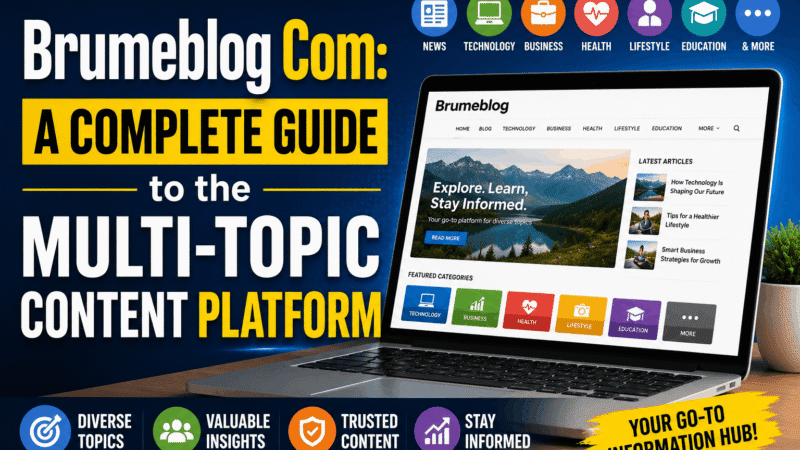 Brumeblog Com: A Complete Guide to the Multi-Topic Content Platform